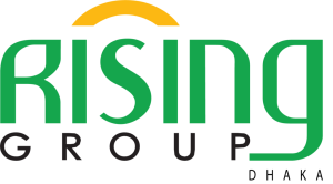 Rising brand logo official identity